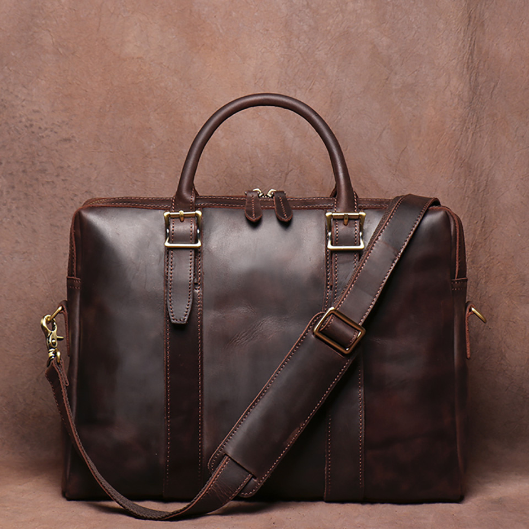 Vintage Leather Laptop Bag