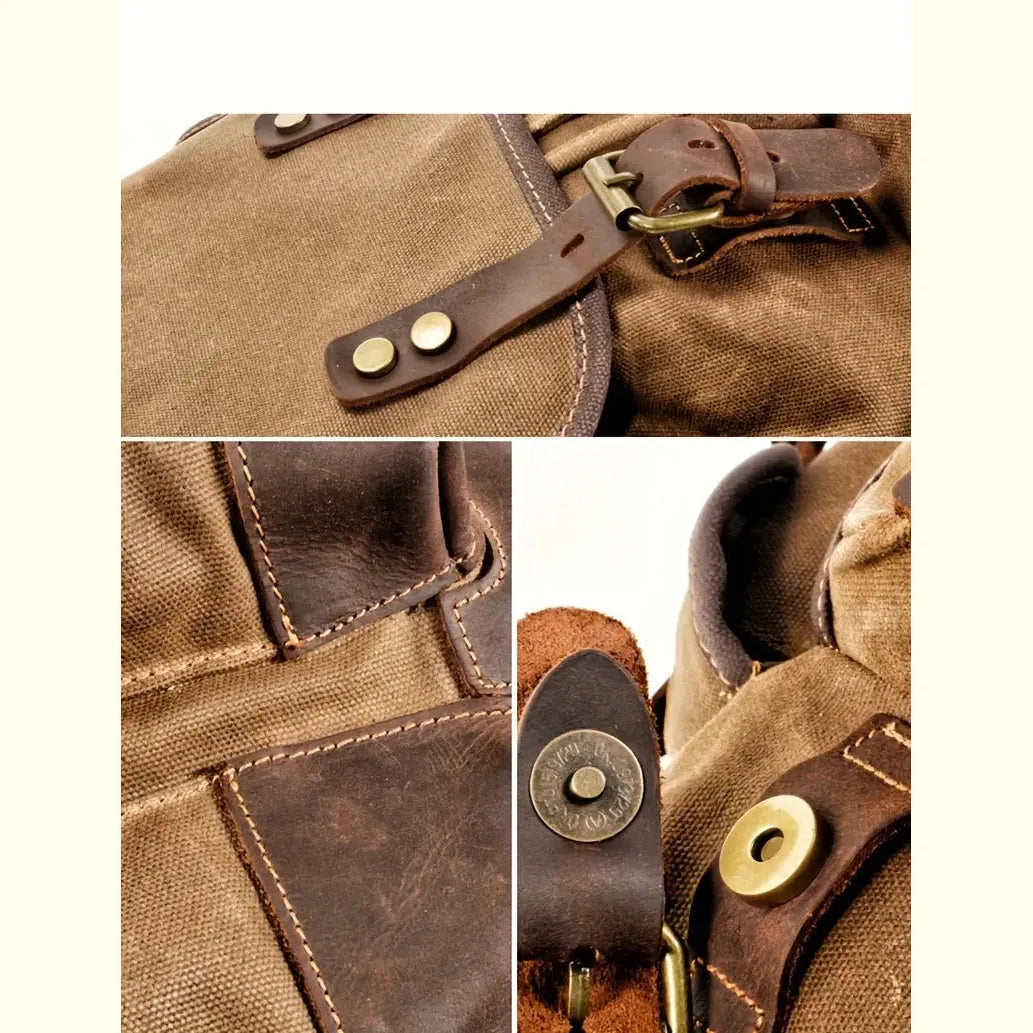 Portland Vintage Canvas Travel Backpack