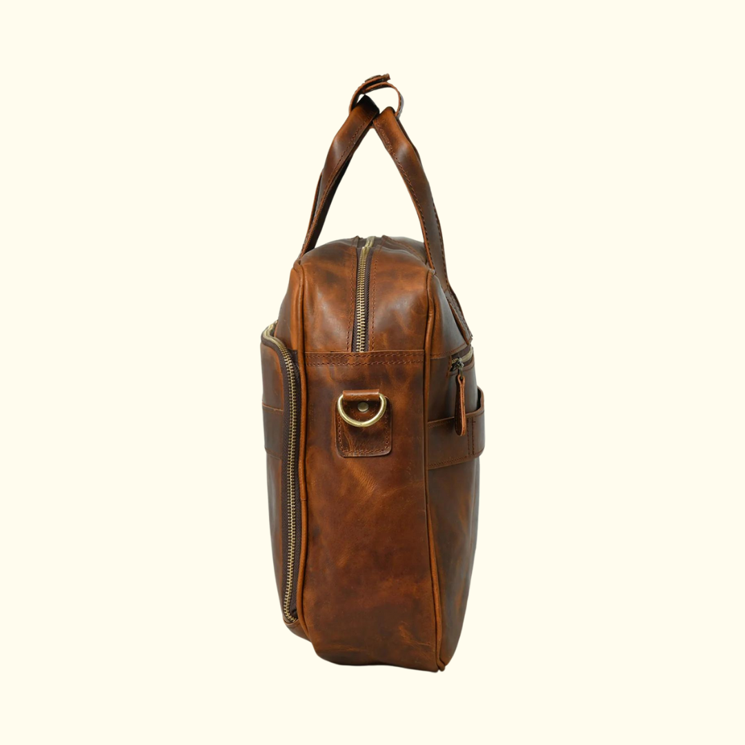 Cleveland Leather Business Laptop Bag