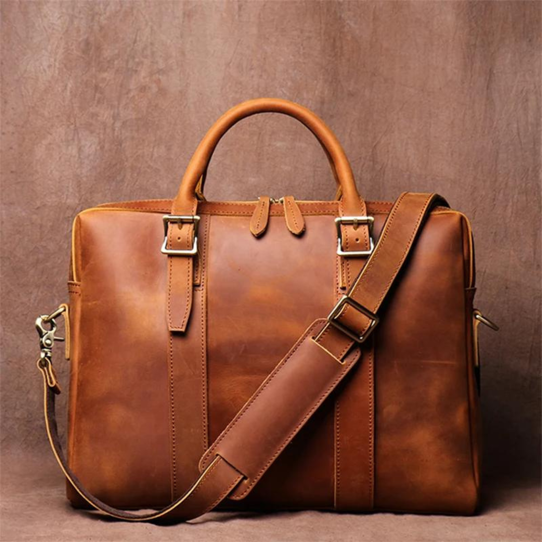 Vintage Leather Laptop Bag