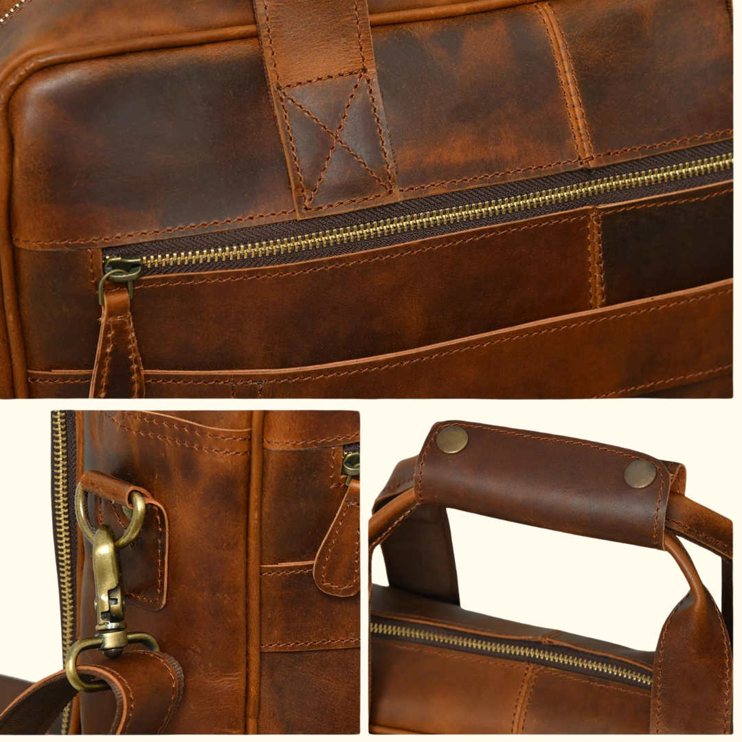 Cleveland Leather Business Laptop Bag