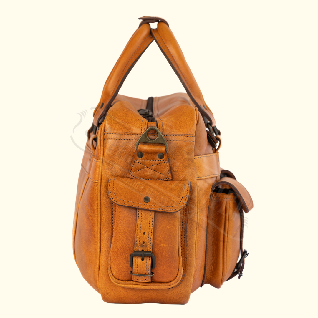American Outlaw Pilot Leather Bag