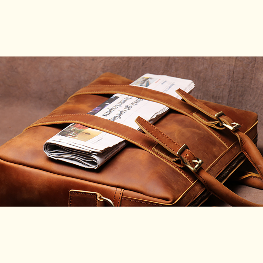 Vintage Leather Laptop Bag