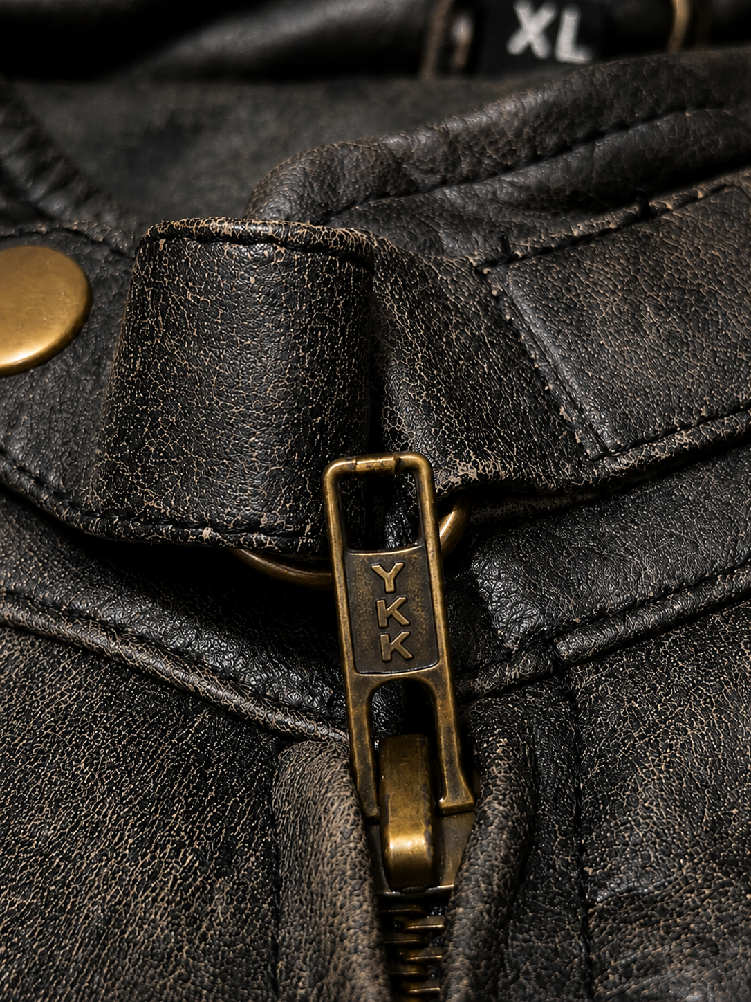 Vintage Buffalo Leather Jacket