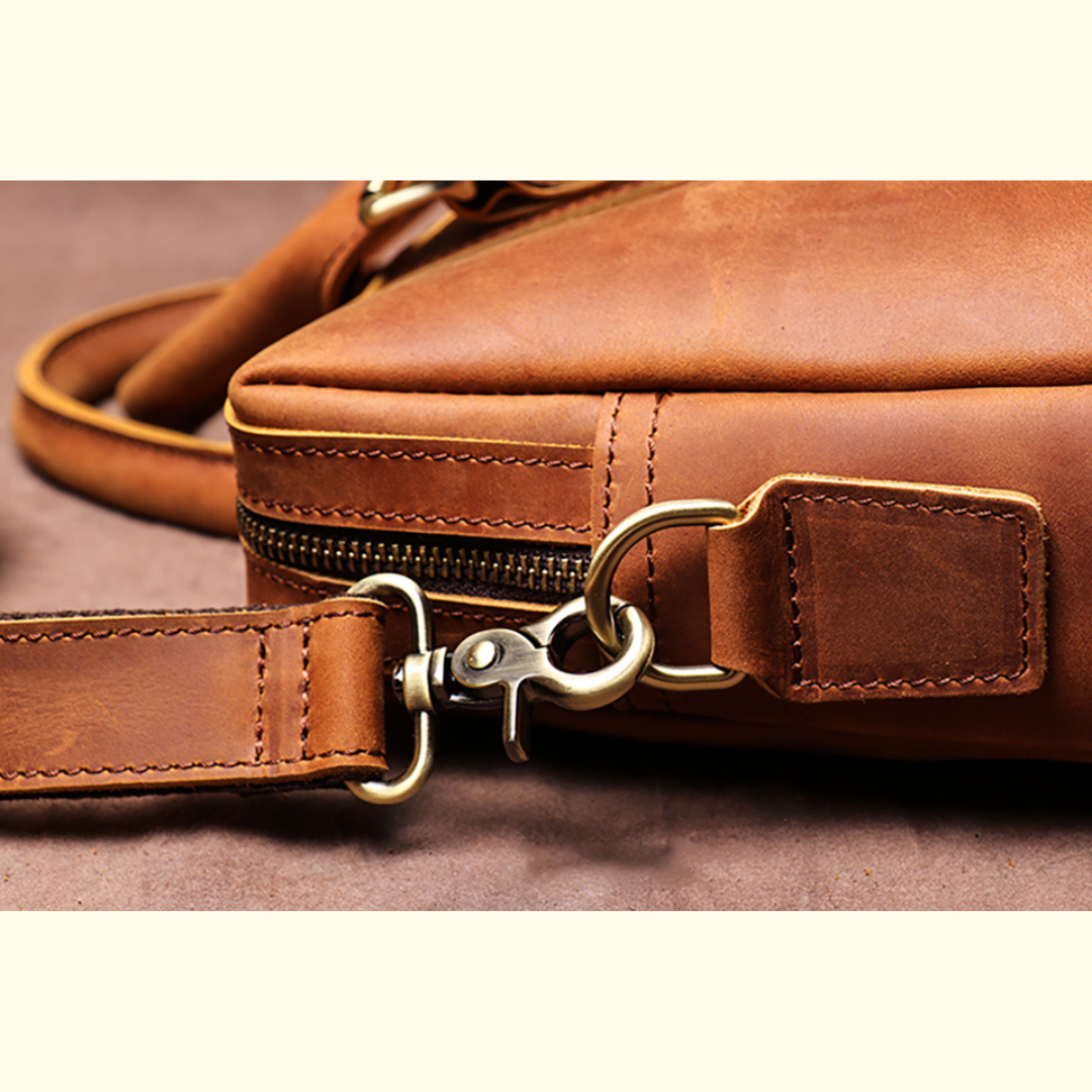 Vintage Leather Laptop Bag