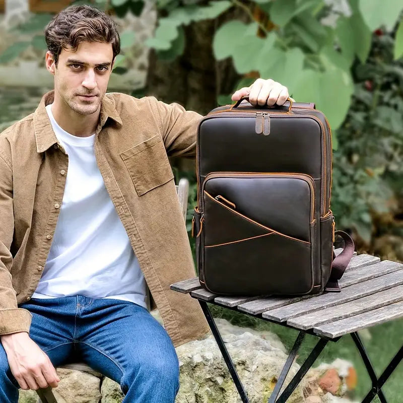 Trailblazer Crazy Horse Leather Backpack