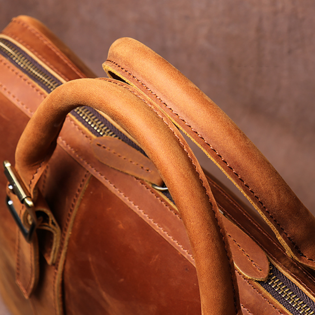 Vintage Leather Laptop Bag