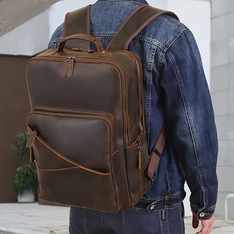 Trailblazer Crazy Horse Leather Backpack