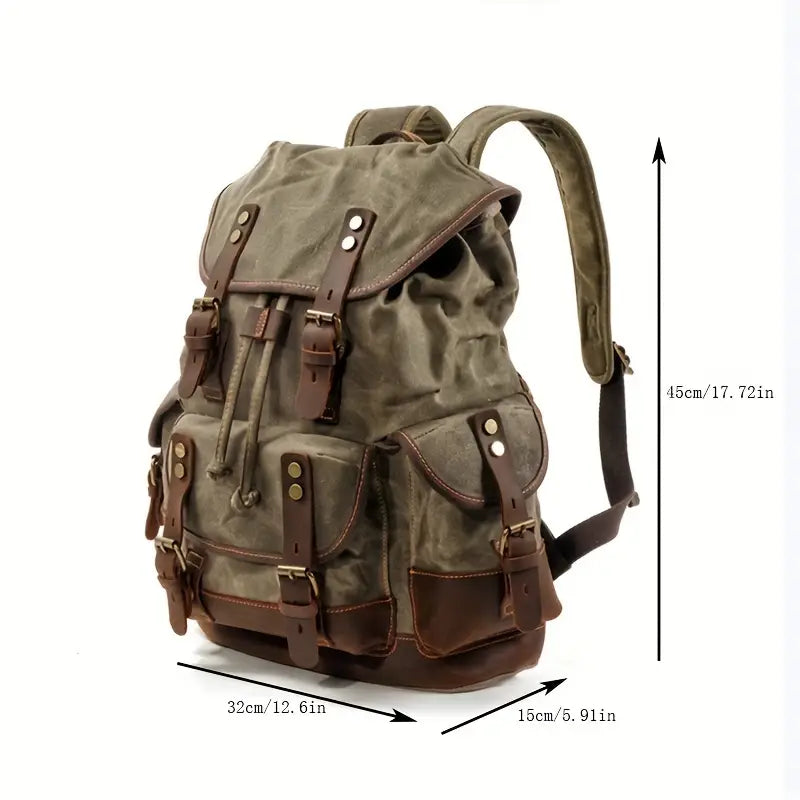 Portland Vintage Canvas Travel Backpack