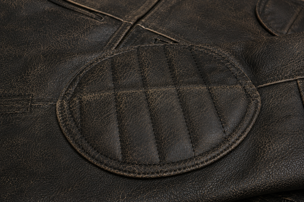 Vintage Buffalo Leather Jacket