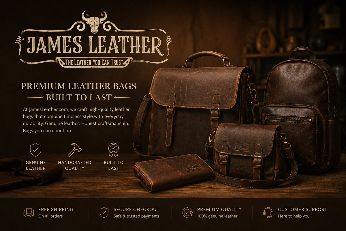 Top Grain Vintage Leather Bags | James Leather