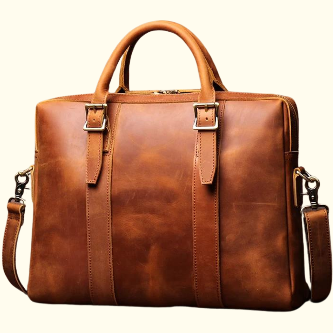 Vintage Leather Laptop Bag