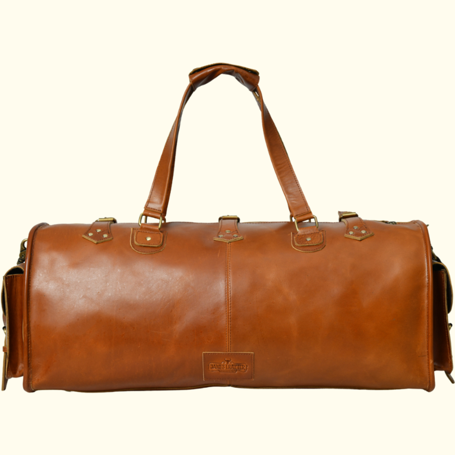 Jones Large Buffalo Leather Duffle Bag