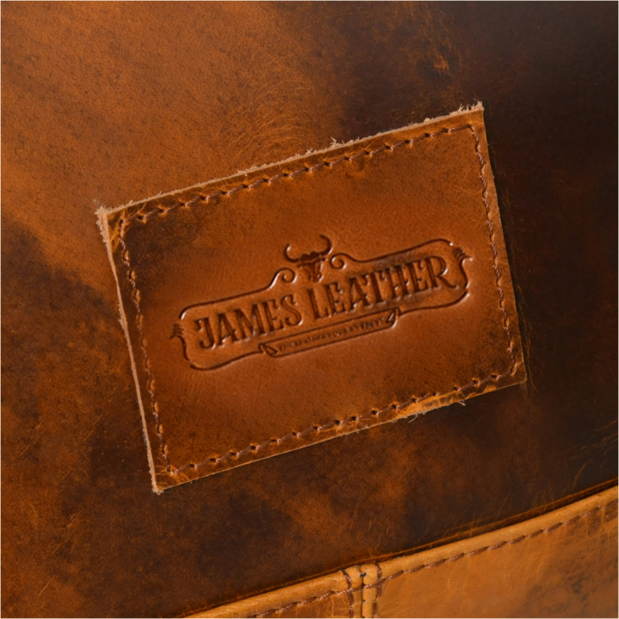 Jones Large Buffalo Leather Duffle Bag