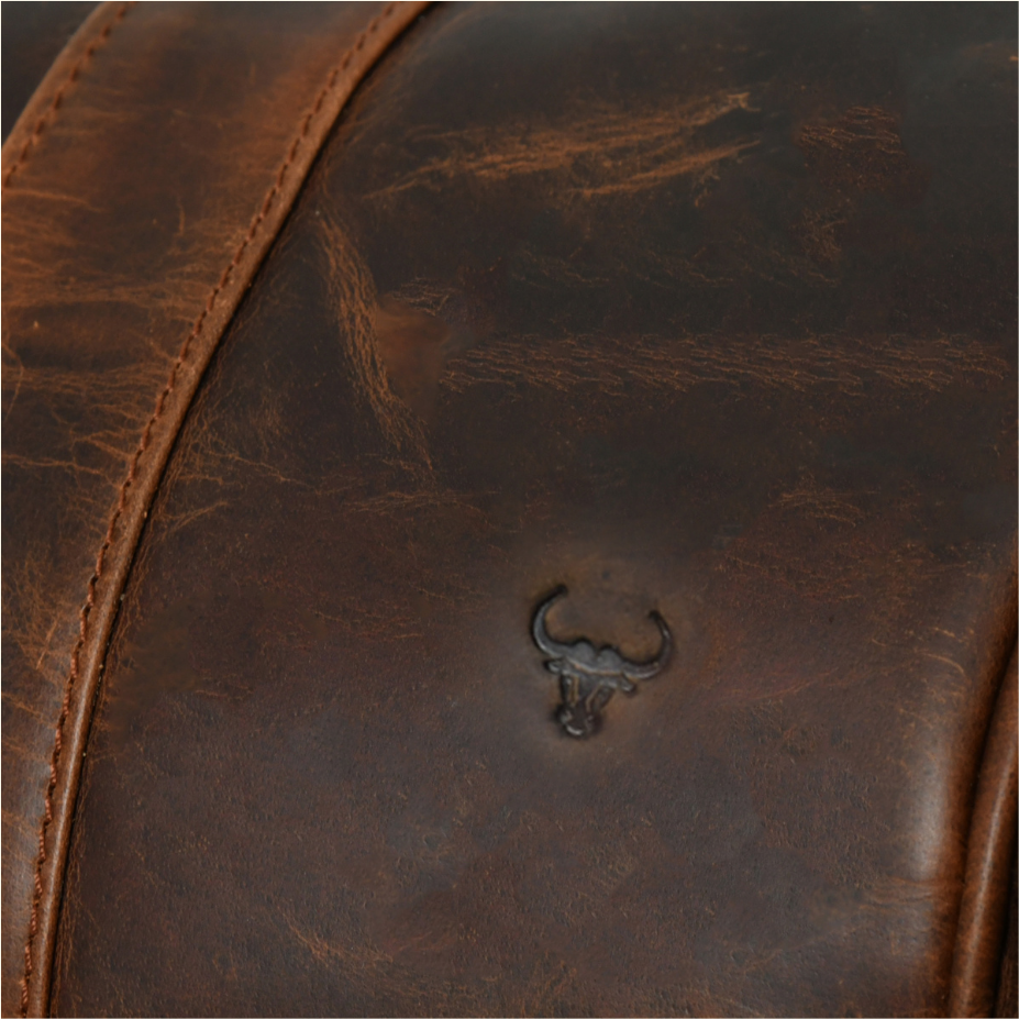 Johanna Wide Open Travel Duffel Bag - Dark Oak