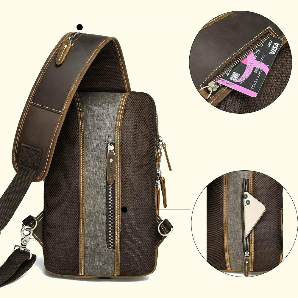 Tabasco Buffalo Leather Sling Bag