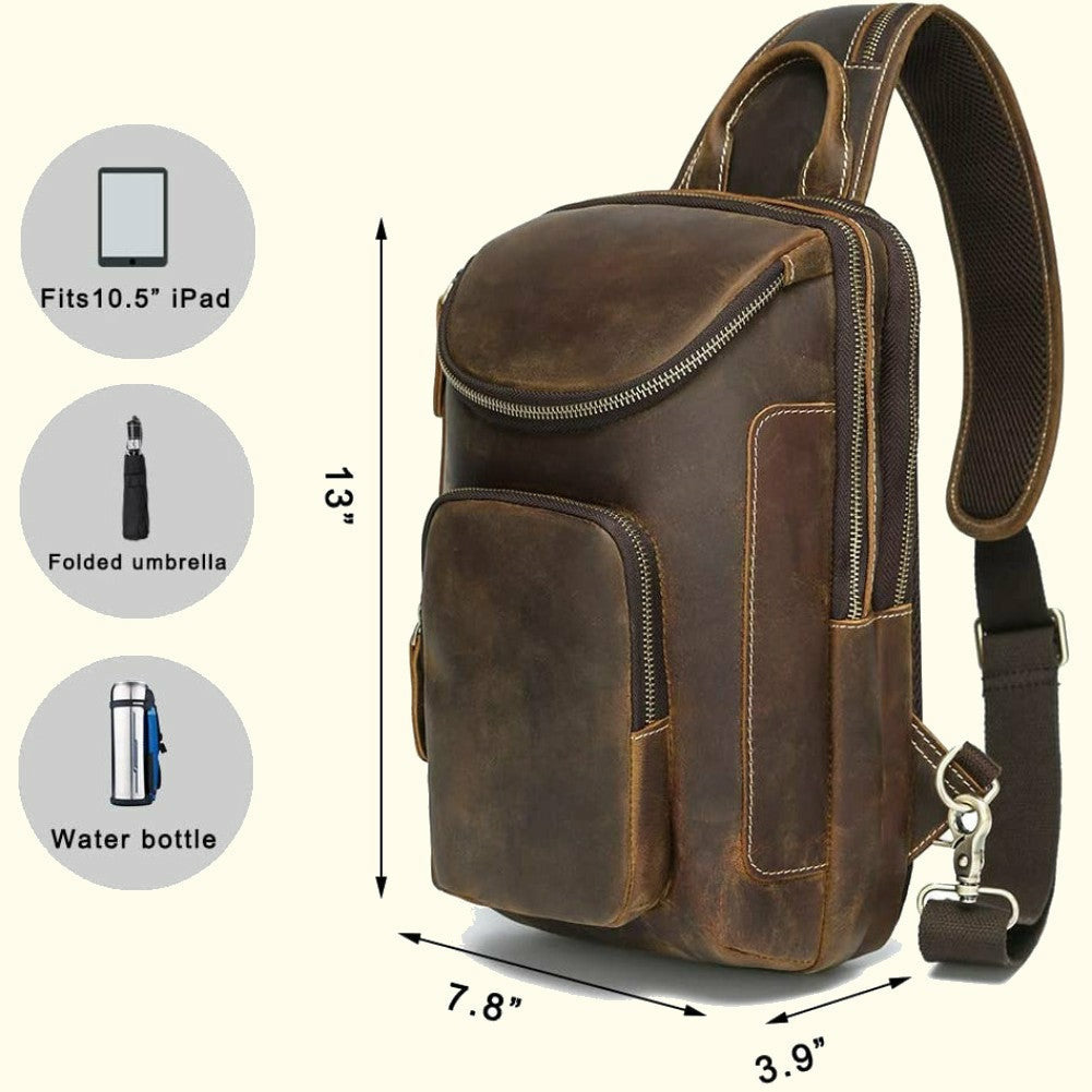 Tabasco Buffalo Leather Sling Bag