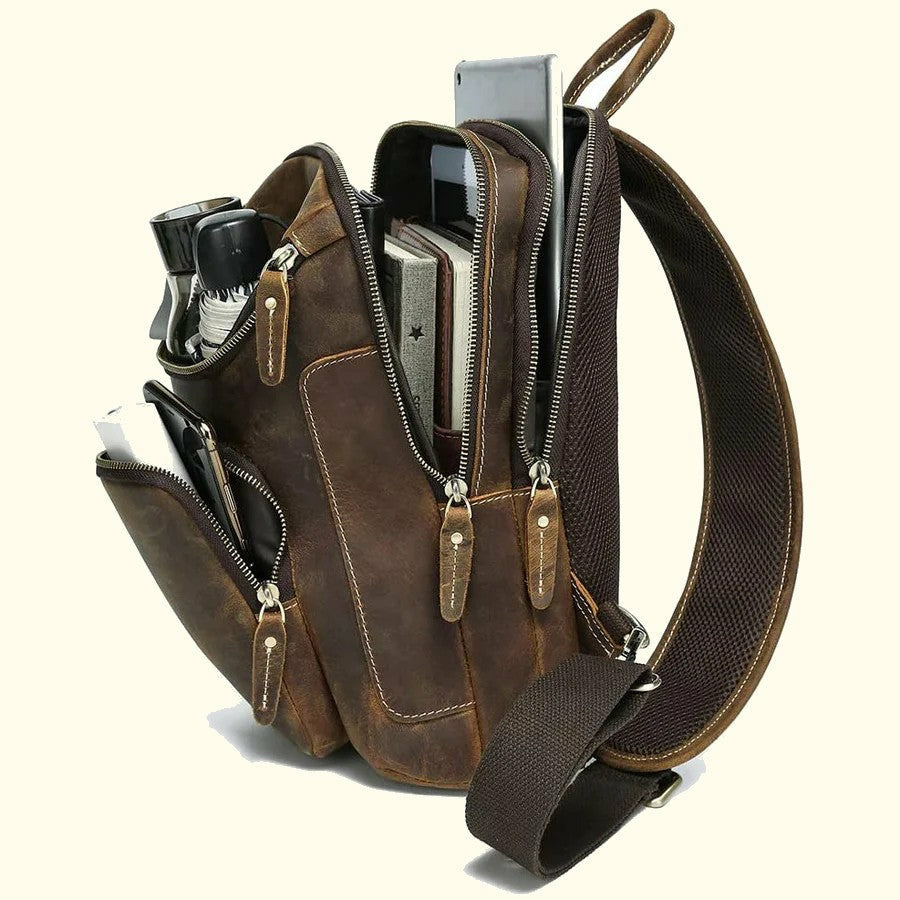 Tabasco Buffalo Leather Sling Bag