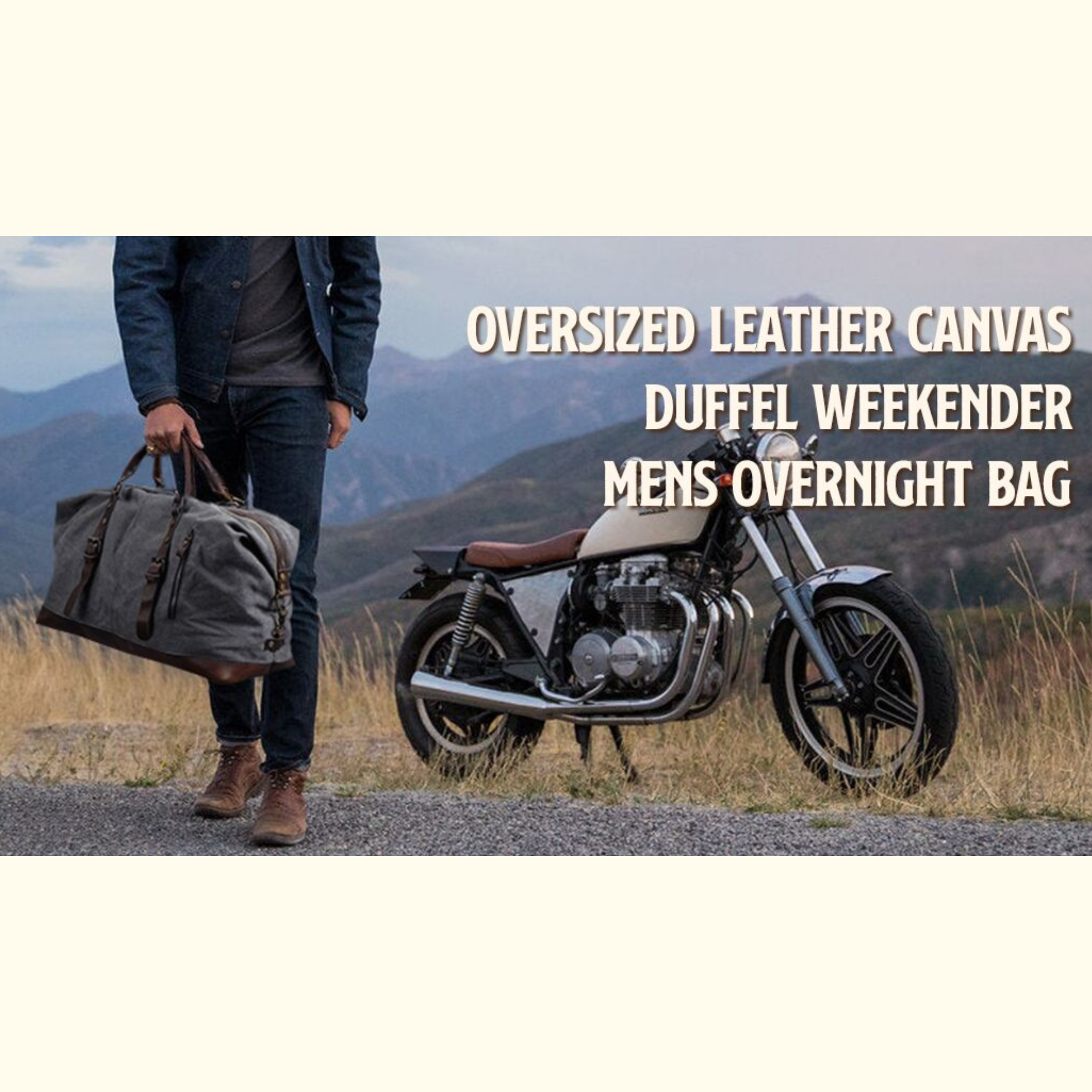 Brooklyn Canvas Overnight Carry-On Duffel Bag