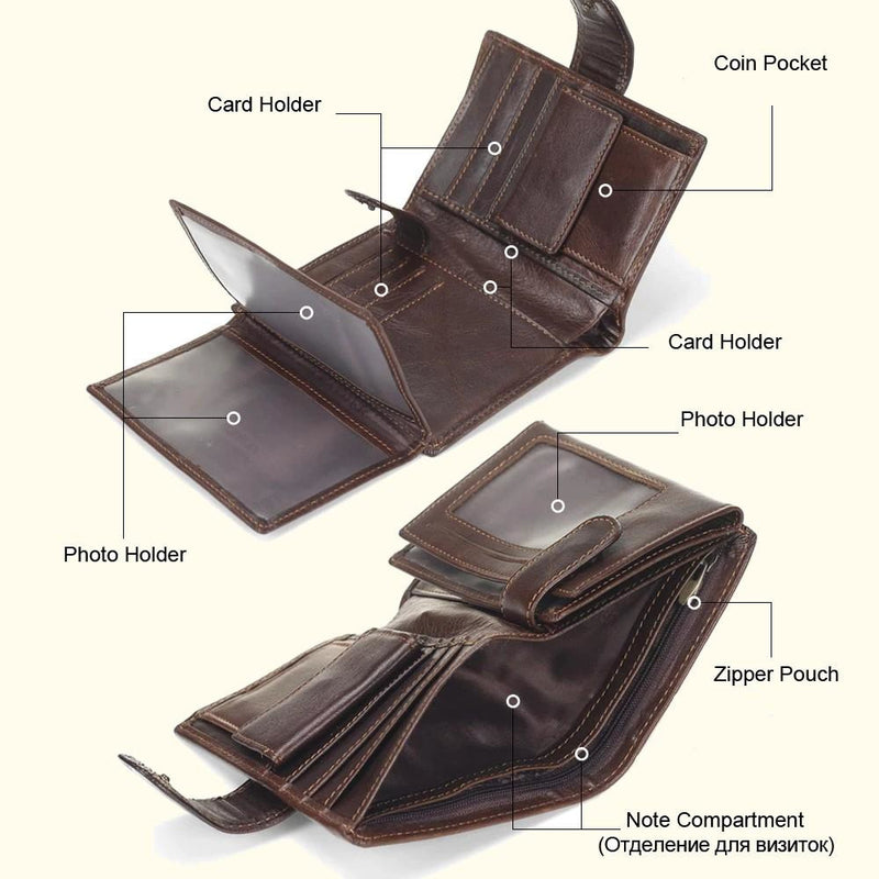 Full Grain Cowhide Leather Wallet
