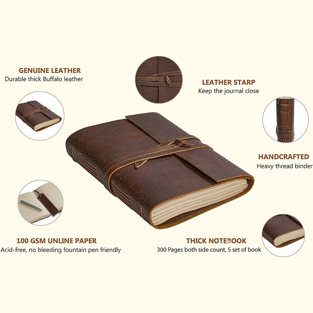 Kestin Vintage Leather Bound Journal