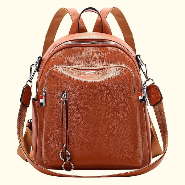 ALTOSY Mini Genuine Leather Backpack for Women Convertible Backpack Purse  Shoulder Handbag Crossbody Bag 4 in 1 to Carry