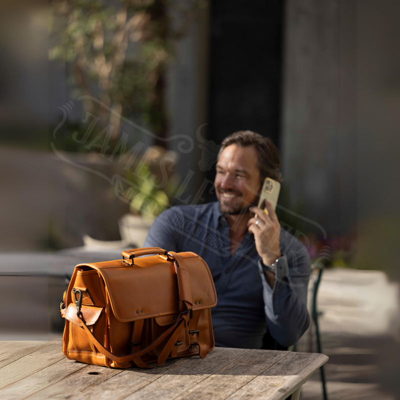 Bison Heritage Buffalo Leather Briefcase