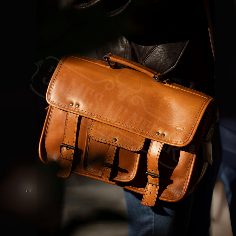 Bison Heritage Buffalo Leather Briefcase