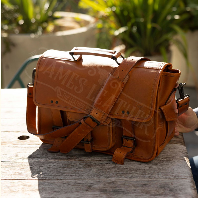 Bison Heritage Buffalo Leather Briefcase