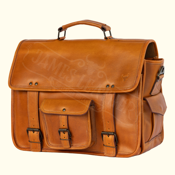 Bison Heritage Buffalo Leather Briefcase