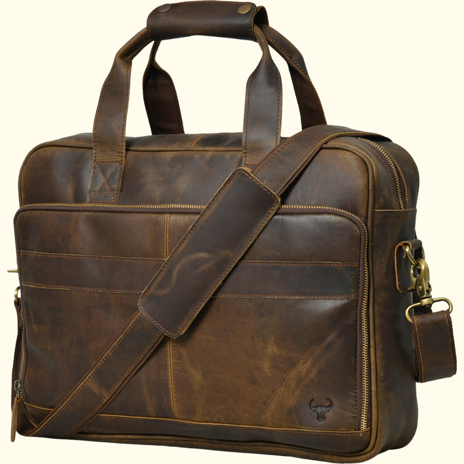 Cleveland Leather Business Laptop Bag