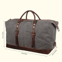 Brooklyn Canvas Overnight Carry-On Duffel Bag