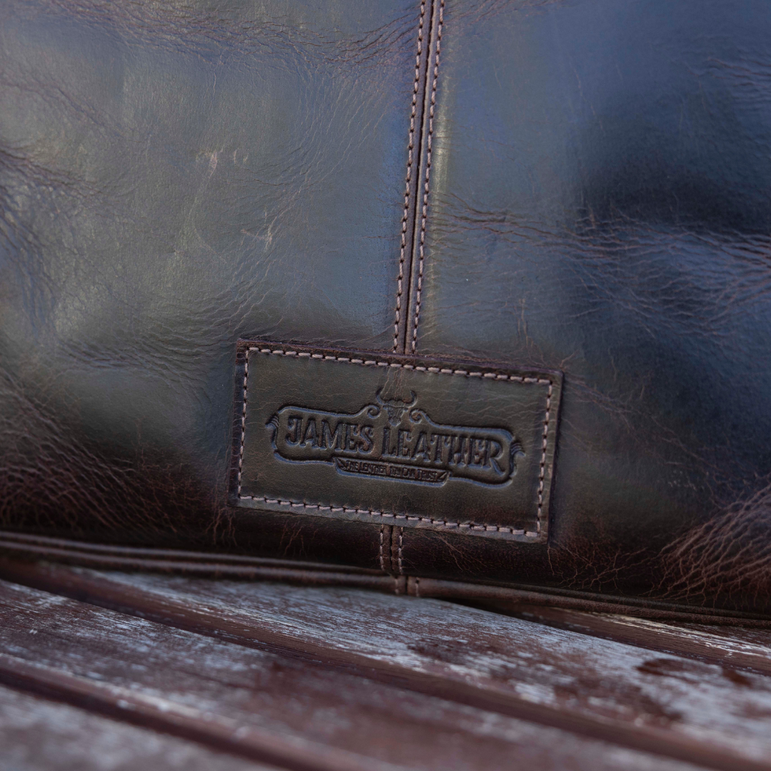 Wild West Buffalo Leather Messenger Bag