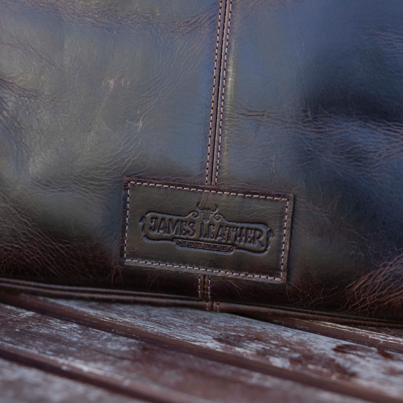 Wild West Buffalo Leather Messenger Bag