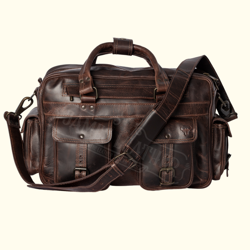 Buffalo Explorer Leather Briefcase