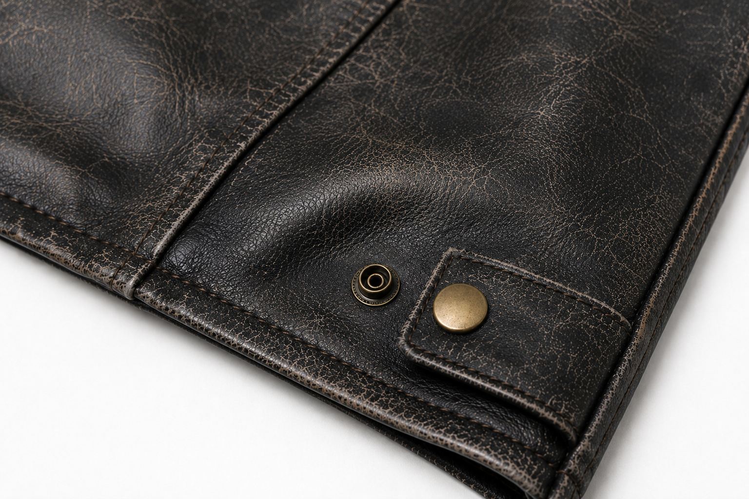 Vintage Buffalo Leather Jacket