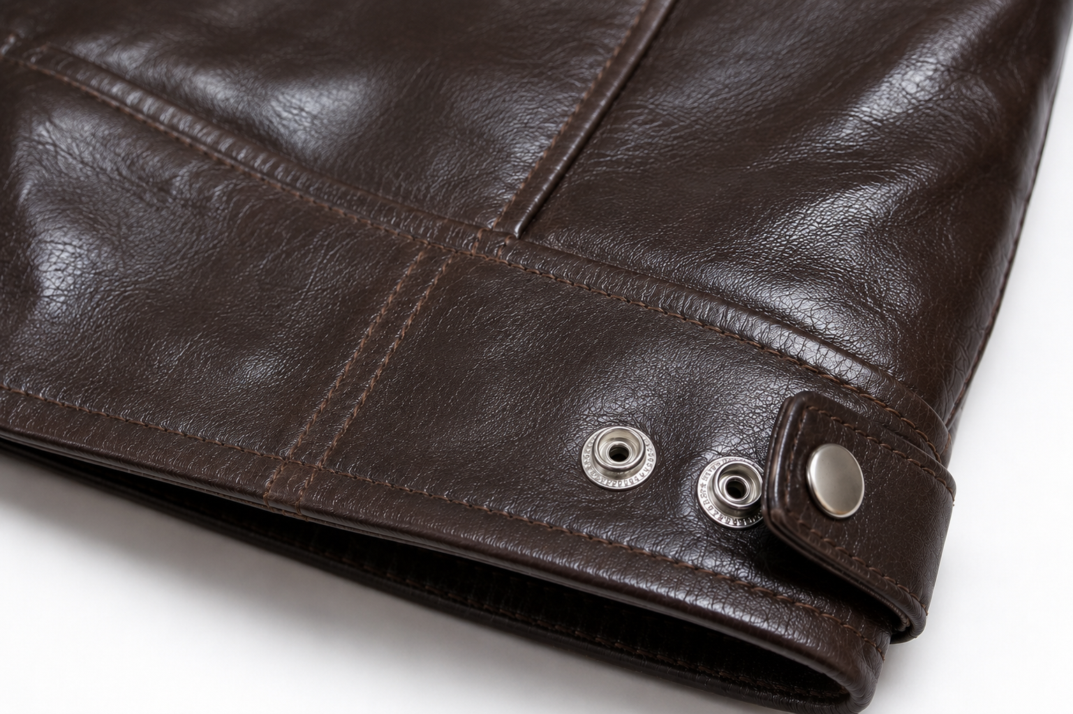 Brown Moto Leather Jacket