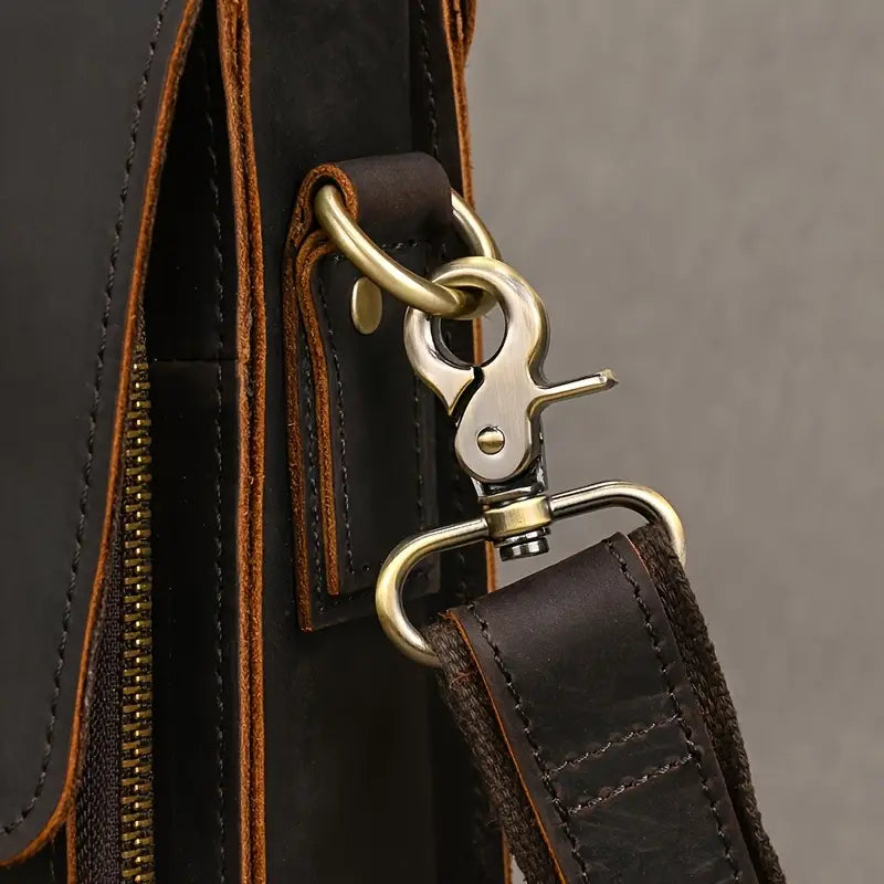 Elderwood Crazy Horse Leather Messenger Bag