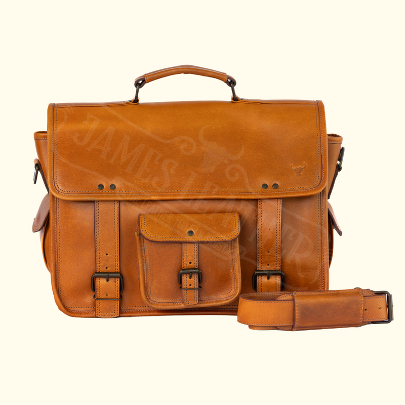 Bison Heritage Buffalo Leather Briefcase