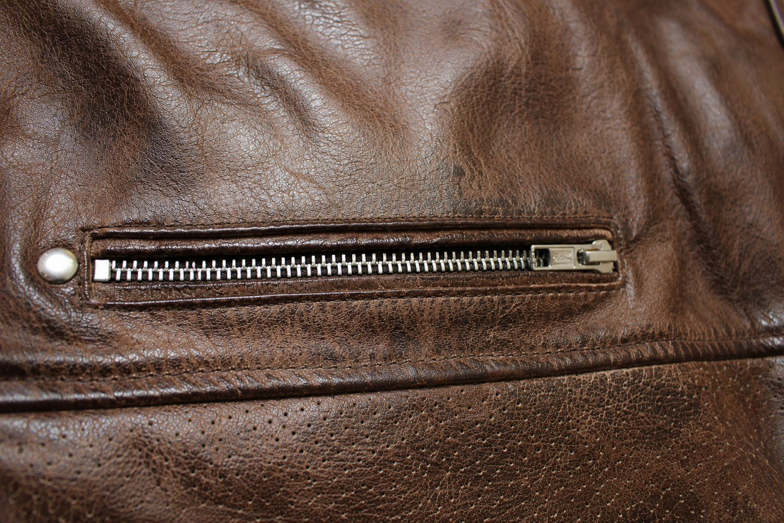 Vintage Cafe Racer Cowhide Leather Moto Jacket