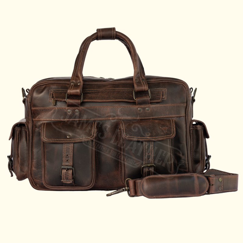 Buffalo Explorer Leather Briefcase