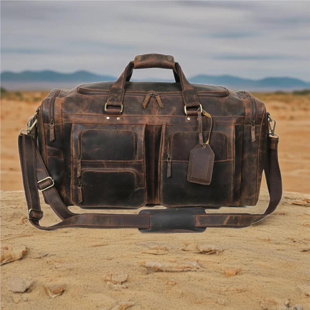 Artisan Buffalo Leather Duffel