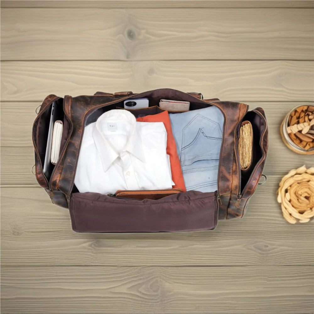 Artisan Buffalo Leather Duffel