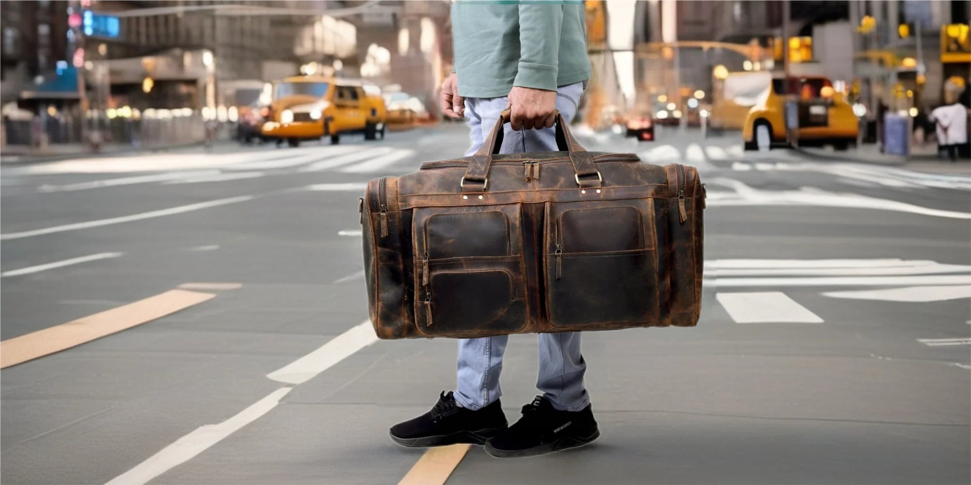 Artisan Buffalo Leather Duffel