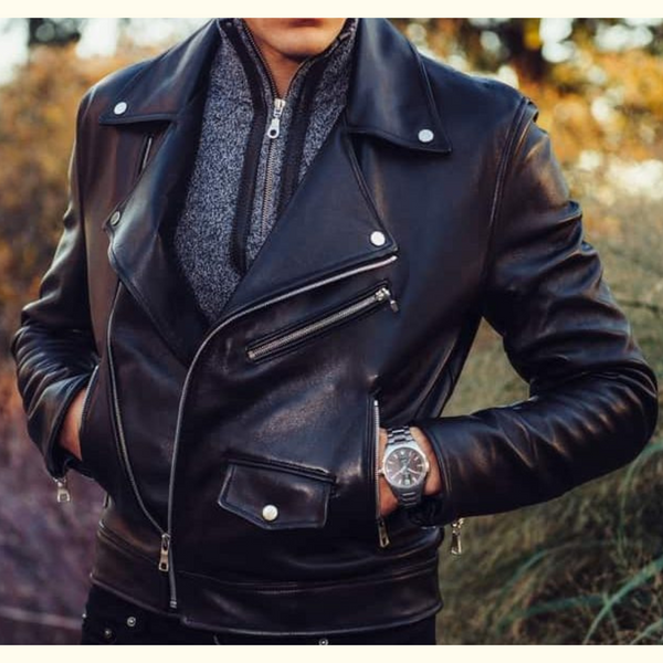Vintage Buffalo Leather Jacket | James Leather