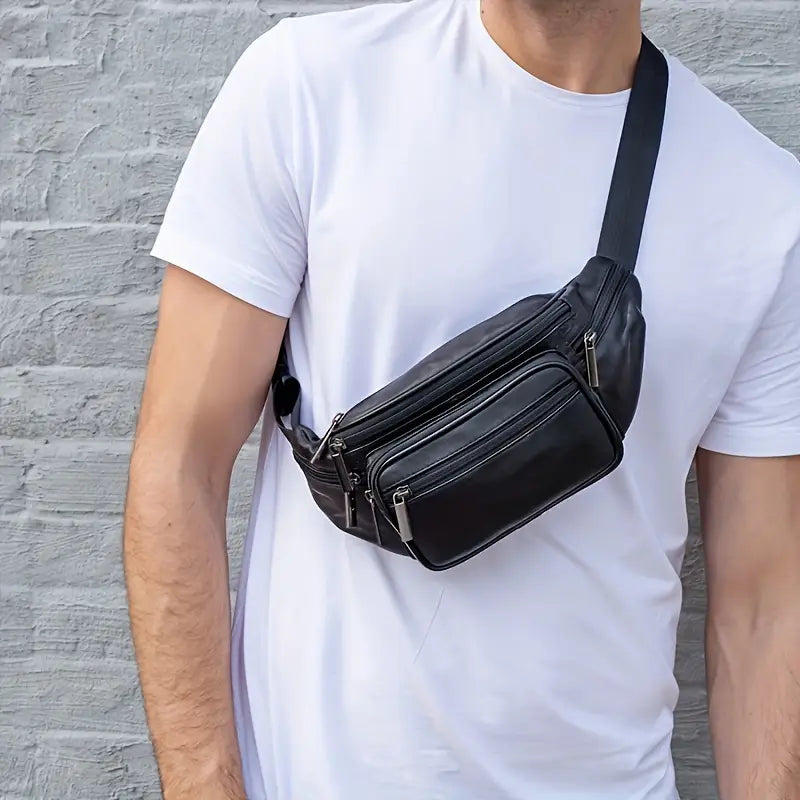 WanderVault | Vintage Leather Fanny Pack