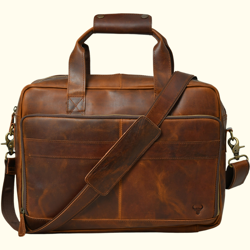 Cleveland Leather Business Laptop Bag