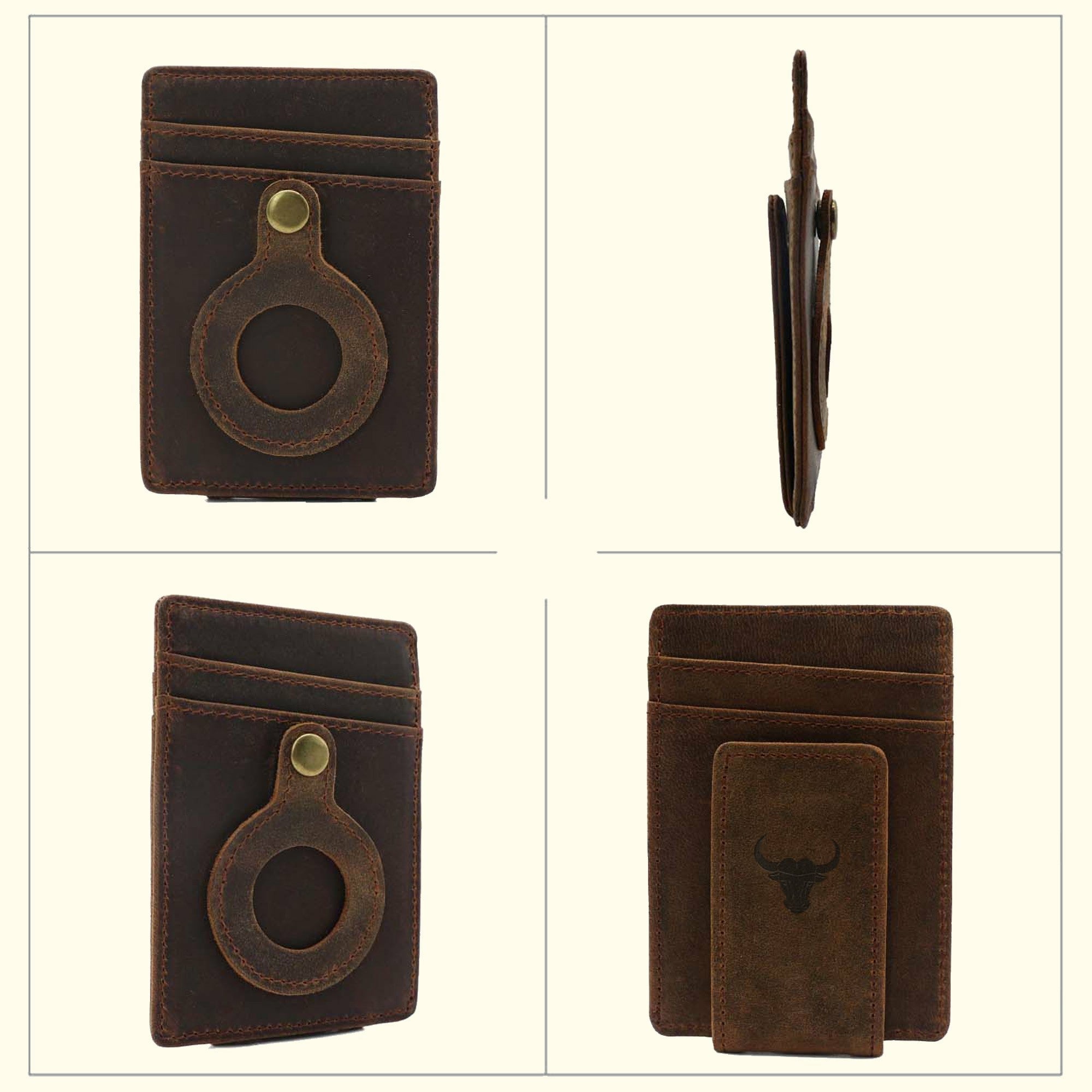 Lugano Vintage Air Tag Wallet