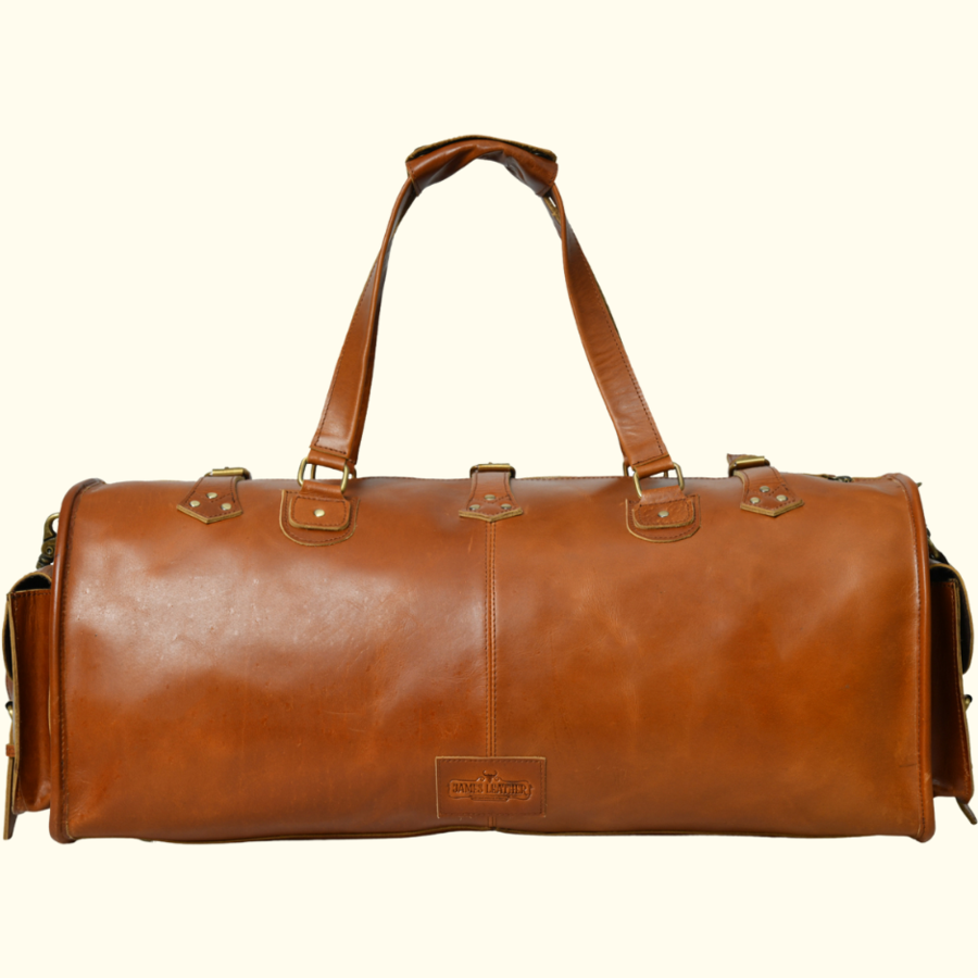 G. H. Bass buy Full Grain Leather Duffel Bag