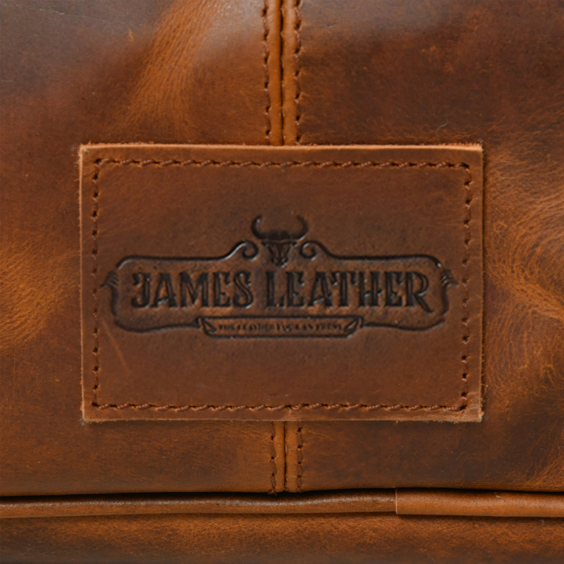 Cleveland Leather Business Laptop Bag - Bourbon